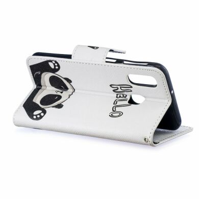 Чохол-книжка Deexe Color Wallet для Samsung Galaxy A40 (А405) - Adorable Panda