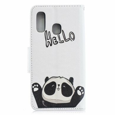 Чохол-книжка Deexe Color Wallet для Samsung Galaxy A40 (А405) - Adorable Panda