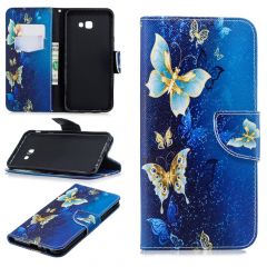 Чохол-книжка Deexe Color Wallet для Samsung Galaxy J4+ (J415) - Blue Butterfly