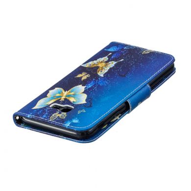 Чохол-книжка Deexe Color Wallet для Samsung Galaxy J4+ (J415) - Blue Butterfly