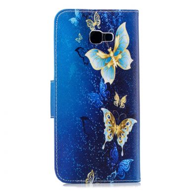 Чохол-книжка Deexe Color Wallet для Samsung Galaxy J4+ (J415) - Blue Butterfly