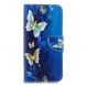 Чехол-книжка Deexe Color Wallet для Samsung Galaxy J4+ (J415) - Blue Butterfly. Фото 2 из 8