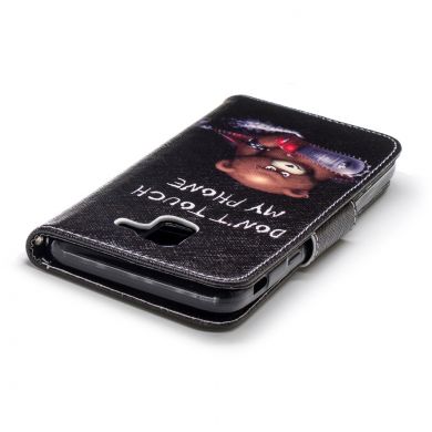 Чехол-книжка Deexe Color Wallet для Samsung Galaxy J6 2018 (J600) - Don't Touch My Phone B