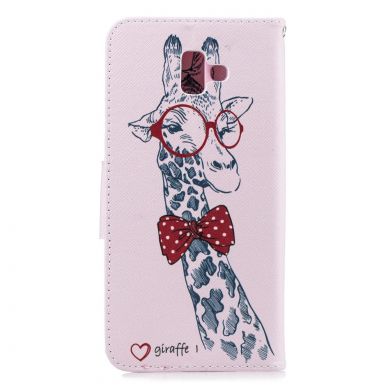 Чохол-книжка Deexe Color Wallet для Samsung Galaxy J6+ (J610) - Cool Giraffe