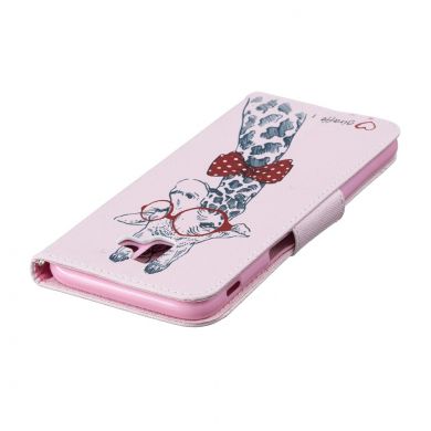 Чохол-книжка Deexe Color Wallet для Samsung Galaxy J6+ (J610) - Cool Giraffe