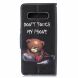 Чехол-книжка Deexe Color Wallet для Samsung Galaxy S10 Plus (G975) - Bear and Warnings. Фото 3 из 8