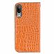Чохол-книжка Deexe Glittery Crocodile для Samsung Galaxy M10 (M105) - Orange