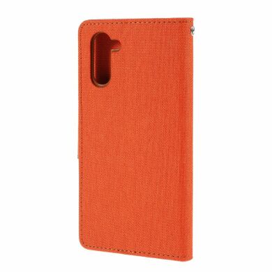 Чохол-книжка MERCURY Canvas Diary для Samsung Galaxy Note 10 (N970) - Orange