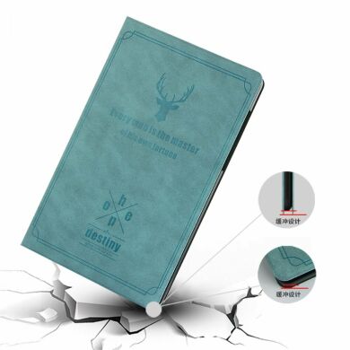 Чохол-книжка UniCase Deer Pattern для Samsung Galaxy Tab S6 (T860/865) - Green