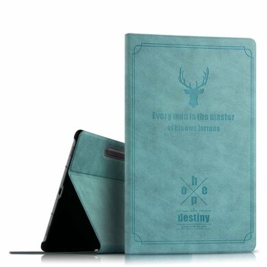 Чохол-книжка UniCase Deer Pattern для Samsung Galaxy Tab S6 (T860/865) - Green