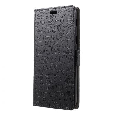 Чехол-книжка UniCase Graffiti Pattern для Samsung Galaxy J8 2018 (J810) - Black