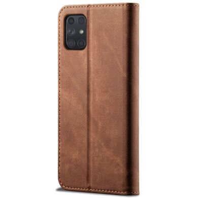 Чехол-книжка UniCase Jeans Wallet для Samsung Galaxy A72 (А725) - Brown