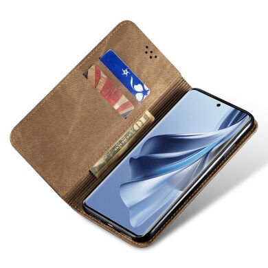 Чехол-книжка UniCase Jeans Wallet для Samsung Galaxy S23 FE - Khaki