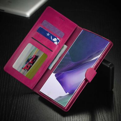 Чохол LC.IMEEKE Wallet Case для Samsung Galaxy Note 20 Plus / Note 20 Ultra - Red