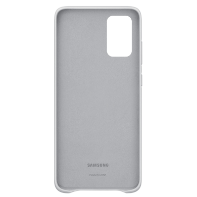 Чехол Leather Cover для Samsung Galaxy S20 Plus (G985) EF-VG985LSEGRU - Grayish White