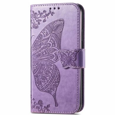 Чохол UniCase Butterfly Pattern для Samsung Galaxy A03 Core (A032) - Light Purple