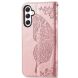 Чехол UniCase Butterfly Pattern для Samsung Galaxy A55 (A556) - Rose Gold. Фото 4 из 5