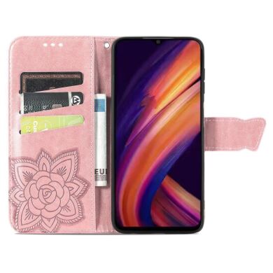 Чехол UniCase Butterfly Pattern для Samsung Galaxy A55 (A556) - Rose Gold