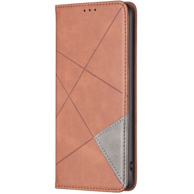 Чохол UniCase Geometric Pattern для Samsung Galaxy A37 (A376) - Brown