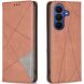 Чохол UniCase Geometric Pattern для Samsung Galaxy A37 (A376) - Brown
