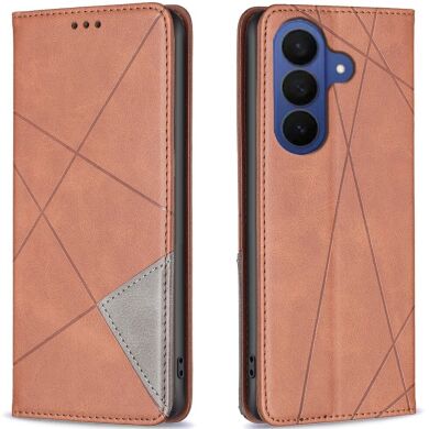 Чохол UniCase Geometric Pattern для Samsung Galaxy A37 (A376) - Brown