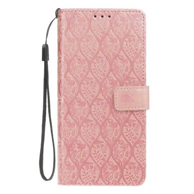 Чехол UniCase Leaf Wallet для Samsung Galaxy A9 2018 (A920) - Rose Gold