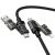 Кабель Hoco U151 3 in 1 USB+Type-C to Type-C+Lighting 240W (1m) - Black