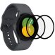 Комплект защитных стекол Deexe Full Cover для Samsung Galaxy Watch 5 (44mm) - Black. Фото 1 из 6