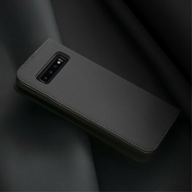 Шкіряний чохол DUX DUCIS Wish Series для Samsung Galaxy S10 Plus (G975), Black