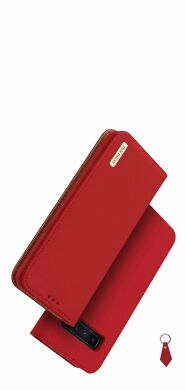 Кожаный чехол DUX DUCIS Wish Series для Samsung Galaxy S10 Plus (G975) - Red