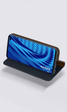 Кожаный чехол DUX DUCIS Wish Series для Samsung Galaxy S10 Plus (G975) - Dark Blue