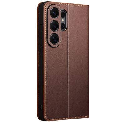 Шкіряний чохол QIALINO Wallet Case для Samsung Galaxy S26 Ultra - Brown