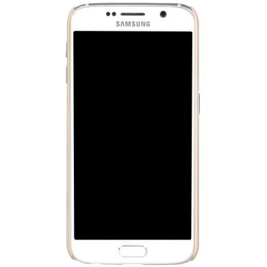 Пластикова накладка NILLKIN Frosted Shield для Samsung Galaxy S6 (G920), Золотий