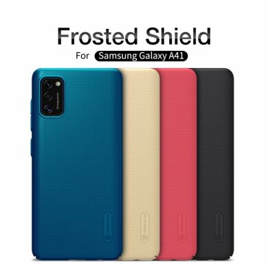 Пластиковый чехол NILLKIN Frosted Shield для Samsung Galaxy A41 (A415) - Black