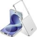 Пластиковый кейс GKK Hard Shell (FF) для Samsung Galaxy Flip 8 - Silver. Фото 1 из 9