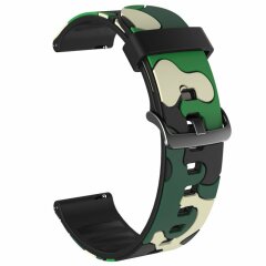Ремешок Deexe Army Style для часов с шириной крепления 22 мм - Army Green