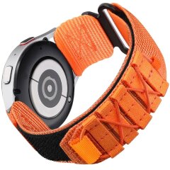 Ремешок Deexe Military для часов с шириной крепления 22мм - Orange