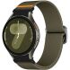 Ремешок Deexe Orbit Flex для Samsung Galaxy Watch 4 / 5 / 6 / 7 / FE (40mm) - Army Green. Фото 2 из 5