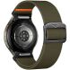 Ремешок Deexe Orbit Flex для Samsung Galaxy Watch 4 / 5 / 6 / 7 / FE (40mm) - Army Green. Фото 1 из 5