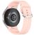 Ремешок Deexe Silicone Band для Samsung Galaxy Watch 4 / 4 Classic / 5 / 5 Pro / 6 / 6 Classic / 7 / FE - Light Pink