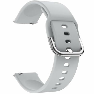 Ремінець Deexe Soft Silicone для годинників з шириною кріплення 22мм - Grey