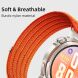 Ремешок Deexe Soft Weave для часов с шириной крепления 18мм - Orange. Фото 4 из 5