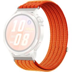 Ремешок Deexe Soft Weave для часов с шириной крепления 18мм - Orange