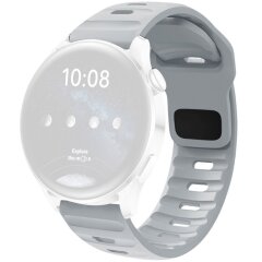 Ремінець Deexe Sport Band для годинників з шириною кріплення 20 мм - Grey / Blue