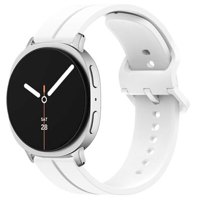 Ремешок KALEBOL Groove Design для Samsung Galaxy Watch 8 (40/44mm) / 8 Classic - White