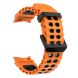 Ремешок KALEBOL Ocean Strap для Samsung Galaxy Watch 4 / 4 Classic / 5 / 5 Pro / 6 / 6 Classic / 7 / FE - Orange / Black. Фото 2 из 9