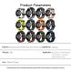 Ремінець KALEBOL Ocean Strap для Samsung Galaxy Watch 4 / 4 Classic / 5 / 5 Pro / 6 / 6 Classic / 7 / FE - Black / Grey