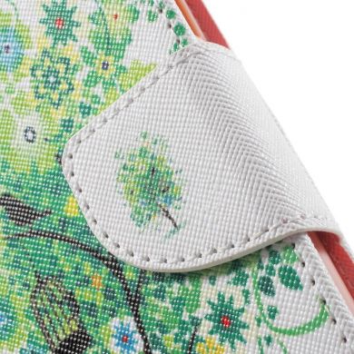 Чохол Deexe Color Wallet для Samsung Galaxy A3 2016 (A310), Colorful Tree