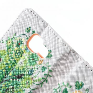 Чохол Deexe Color Wallet для Samsung Galaxy A3 2016 (A310), Colorful Tree