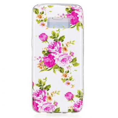 Силіконовий (TPU) чохол Deexe LumiCase для Samsung Galaxy S8 (G950) -, Flower Pattern